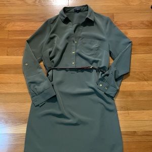 Olive green dress